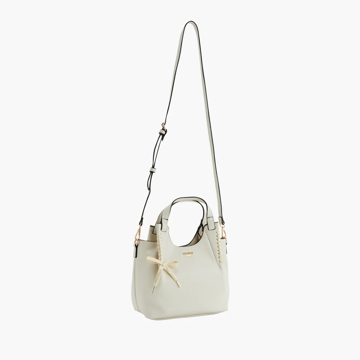 Petit sac shopper blanc Pegguy - Image 3