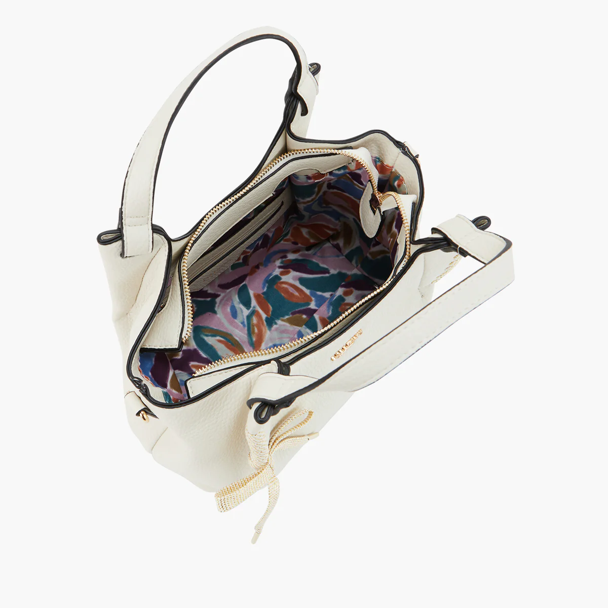 Petit sac shopper blanc Pegguy - Image 4