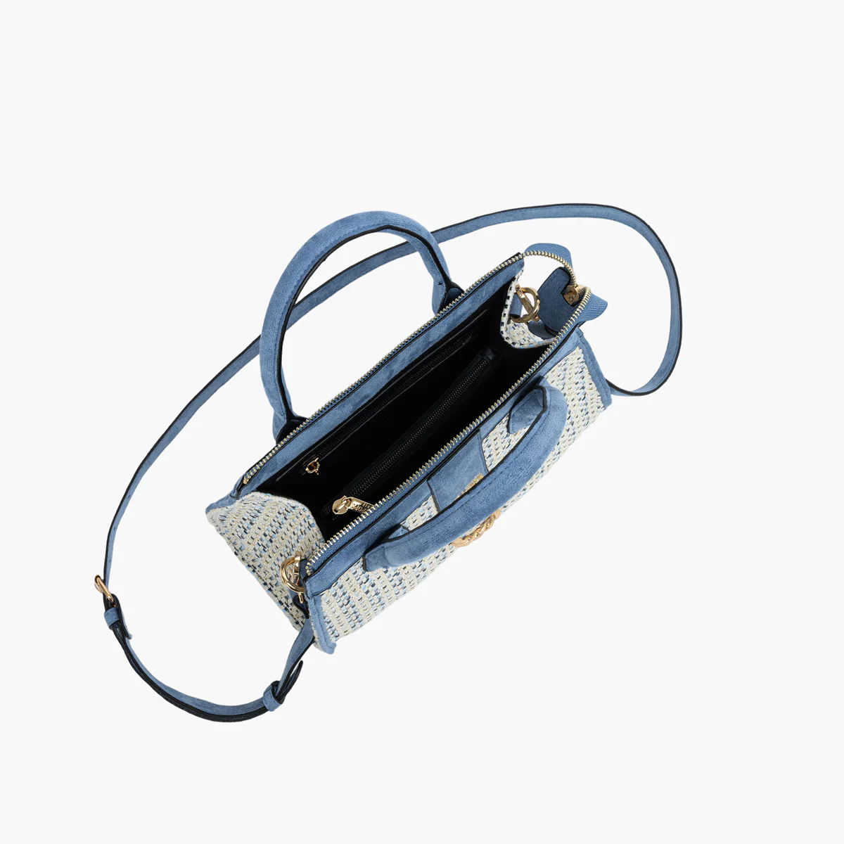 Petit sac shopper bleu Shai - Image 4