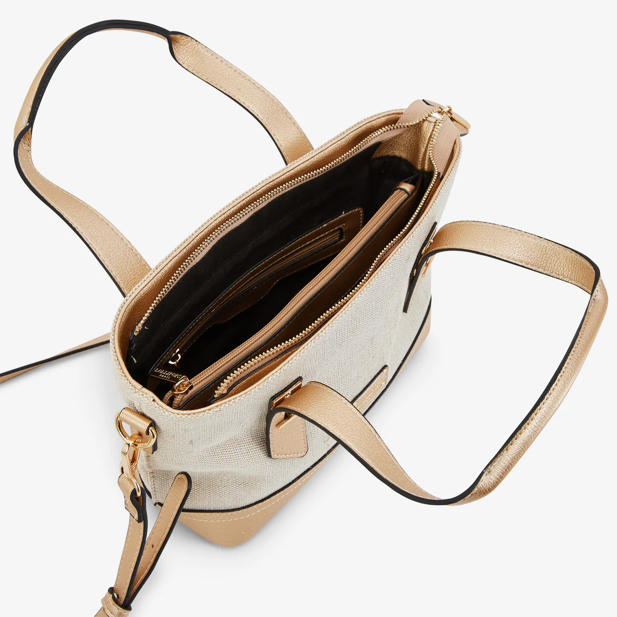 Petit sac shopper doré Patrizia - Image 6