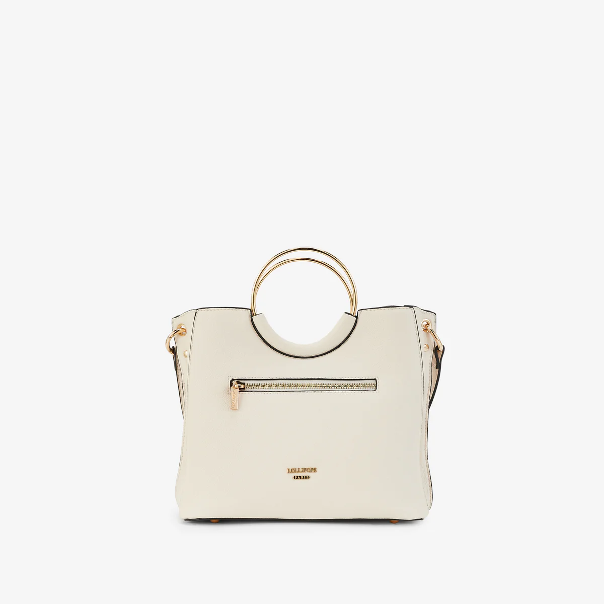 Petit sac shopper ivoire Poldie - Image 2