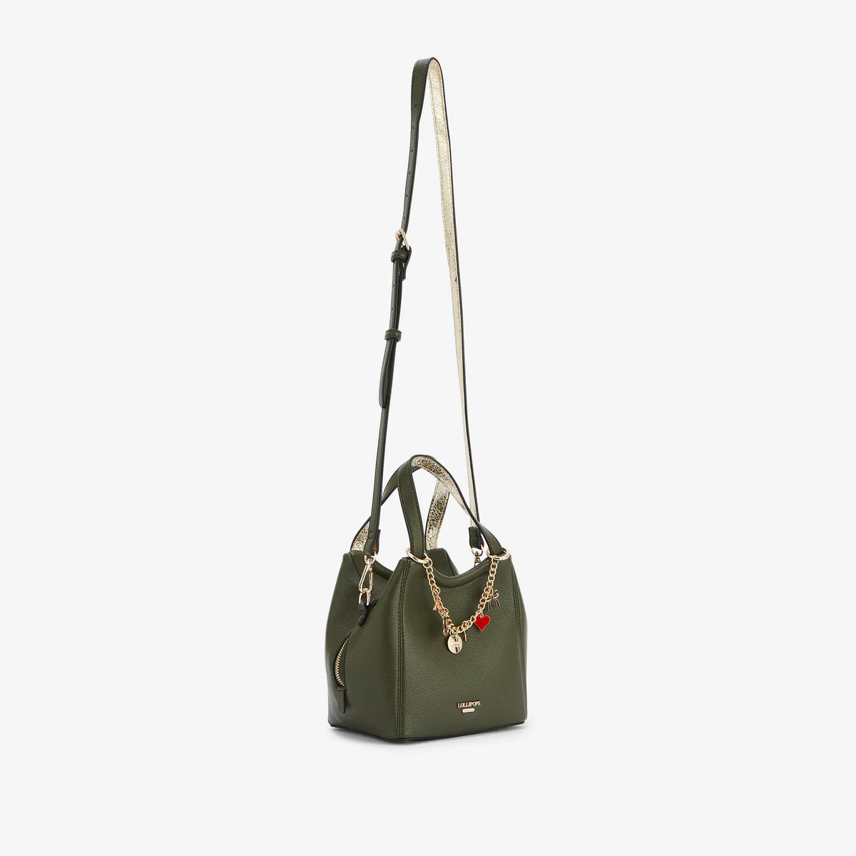 Petit sac shopper kaki Roselaine - Image 4