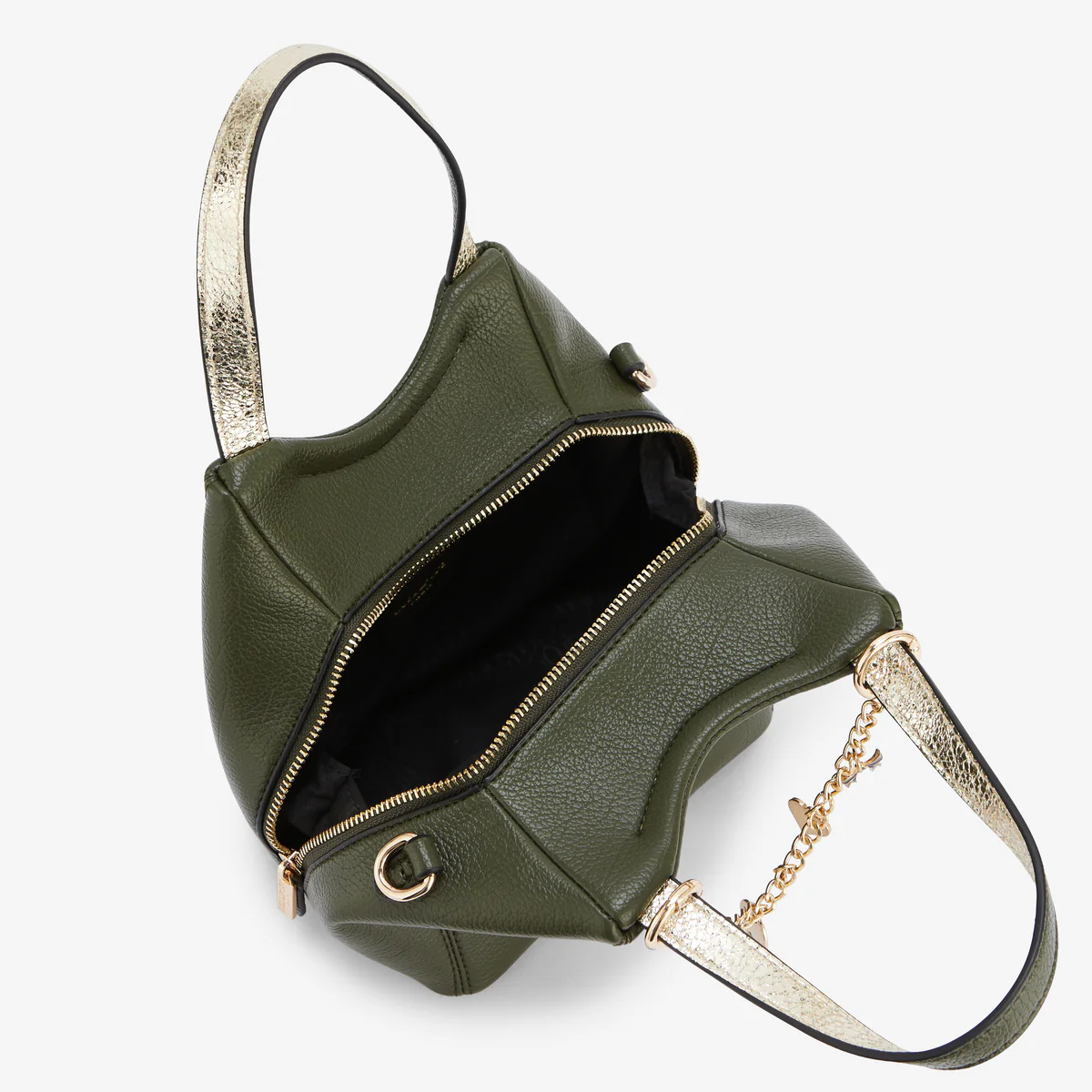 Petit sac shopper kaki Roselaine - Image 5