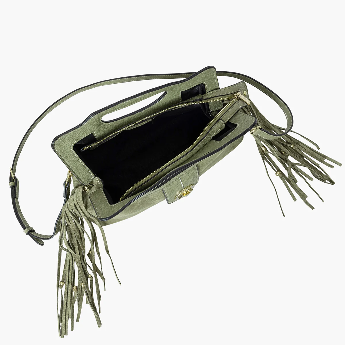 Petit sac shopper kaki Sammy - Image 4