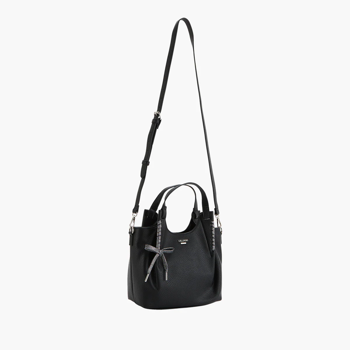 Petit sac shopper noir Pegguy - Image 3