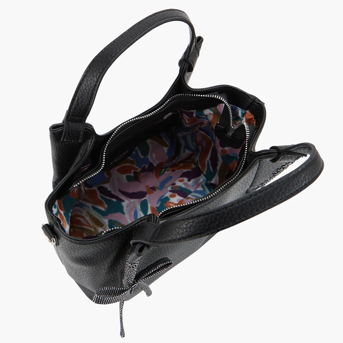 Petit sac shopper noir Pegguy - Image 4