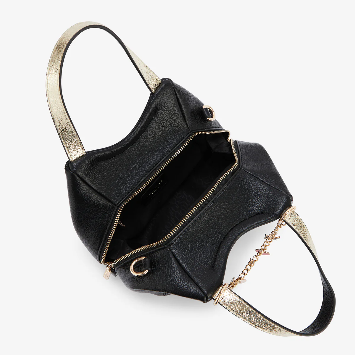 Petit sac shopper noir Roselaine - Image 4