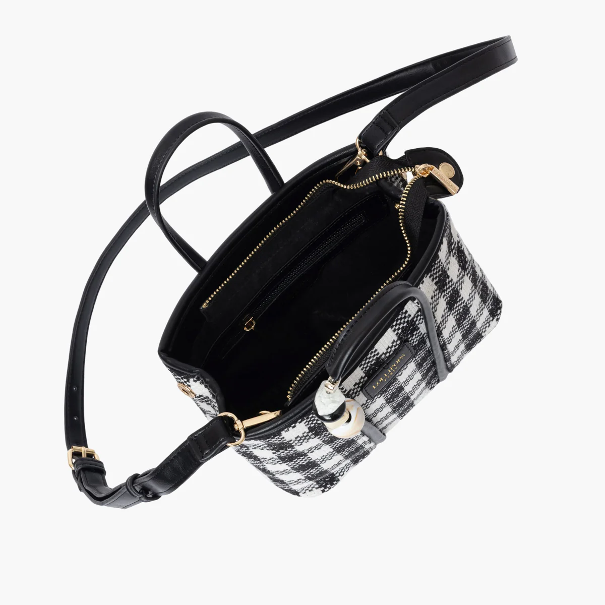 Petit sac shopper noir Samantha - Image 4