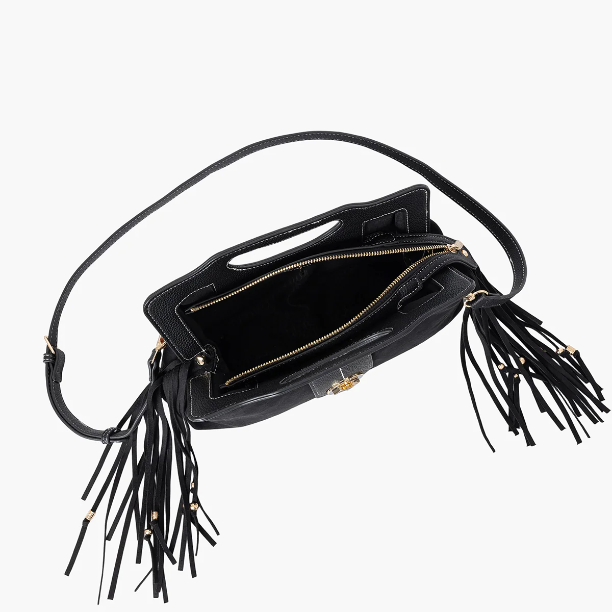 Petit sac shopper noir Sammy - Image 4