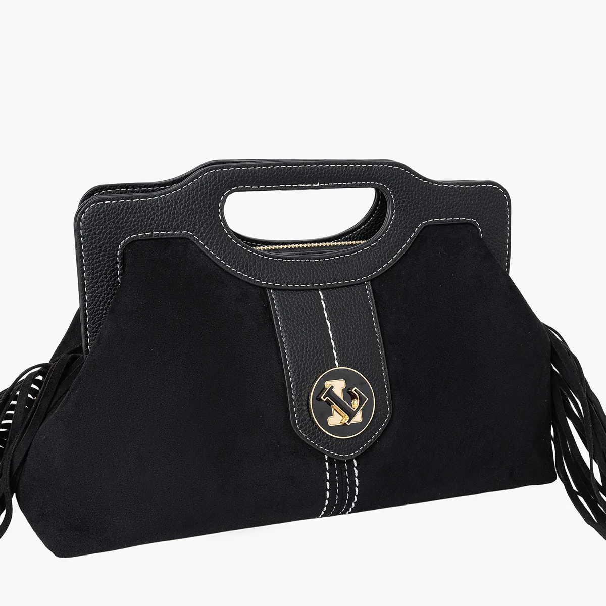 Petit sac shopper noir Sammy - Image 5