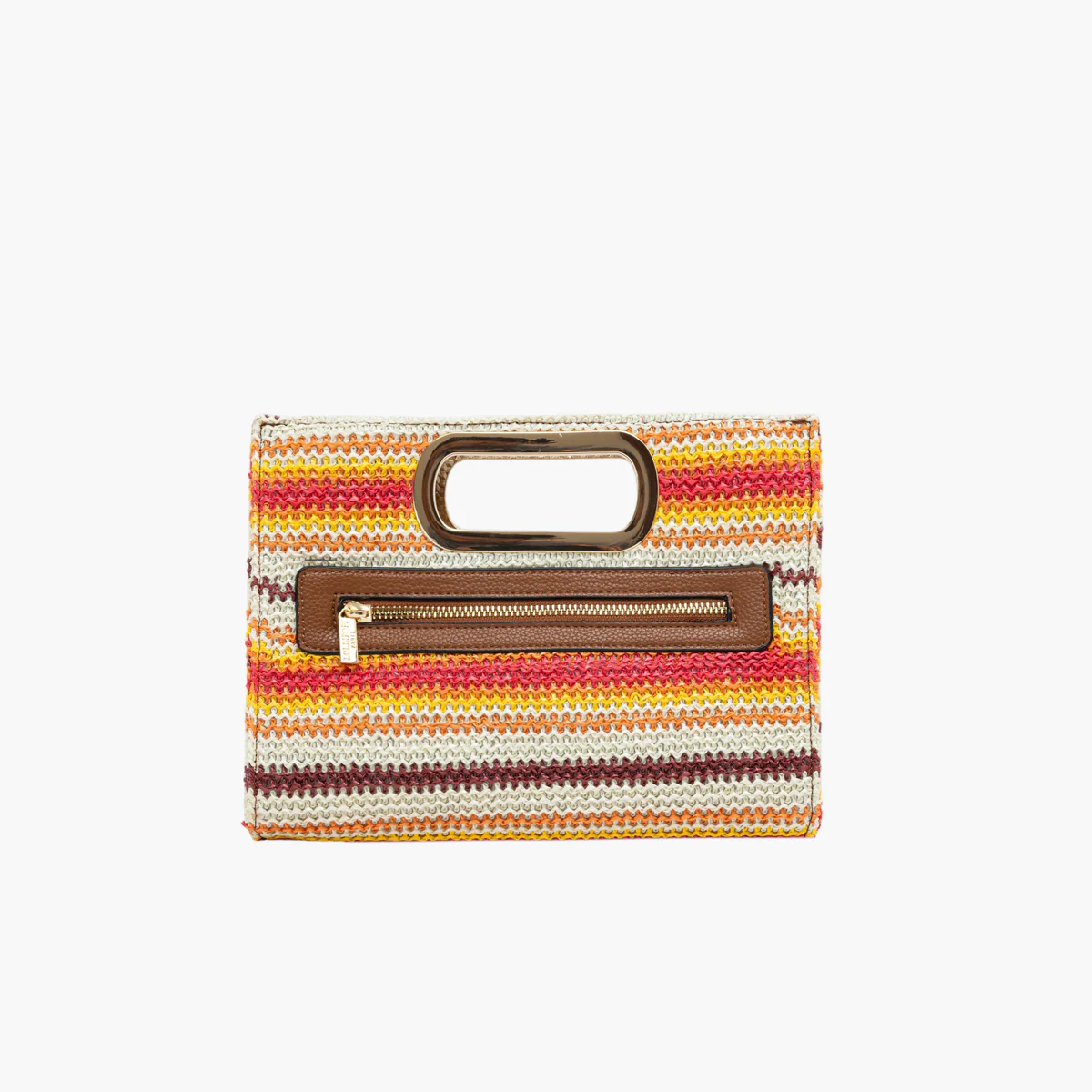 Petit sac shopper orange Sartene - Image 3