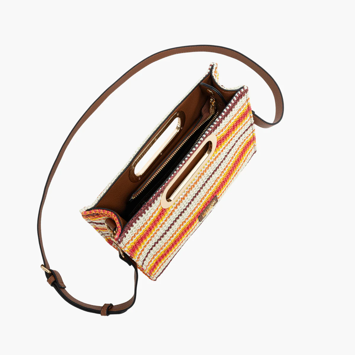 Petit sac shopper orange Sartene - Image 5
