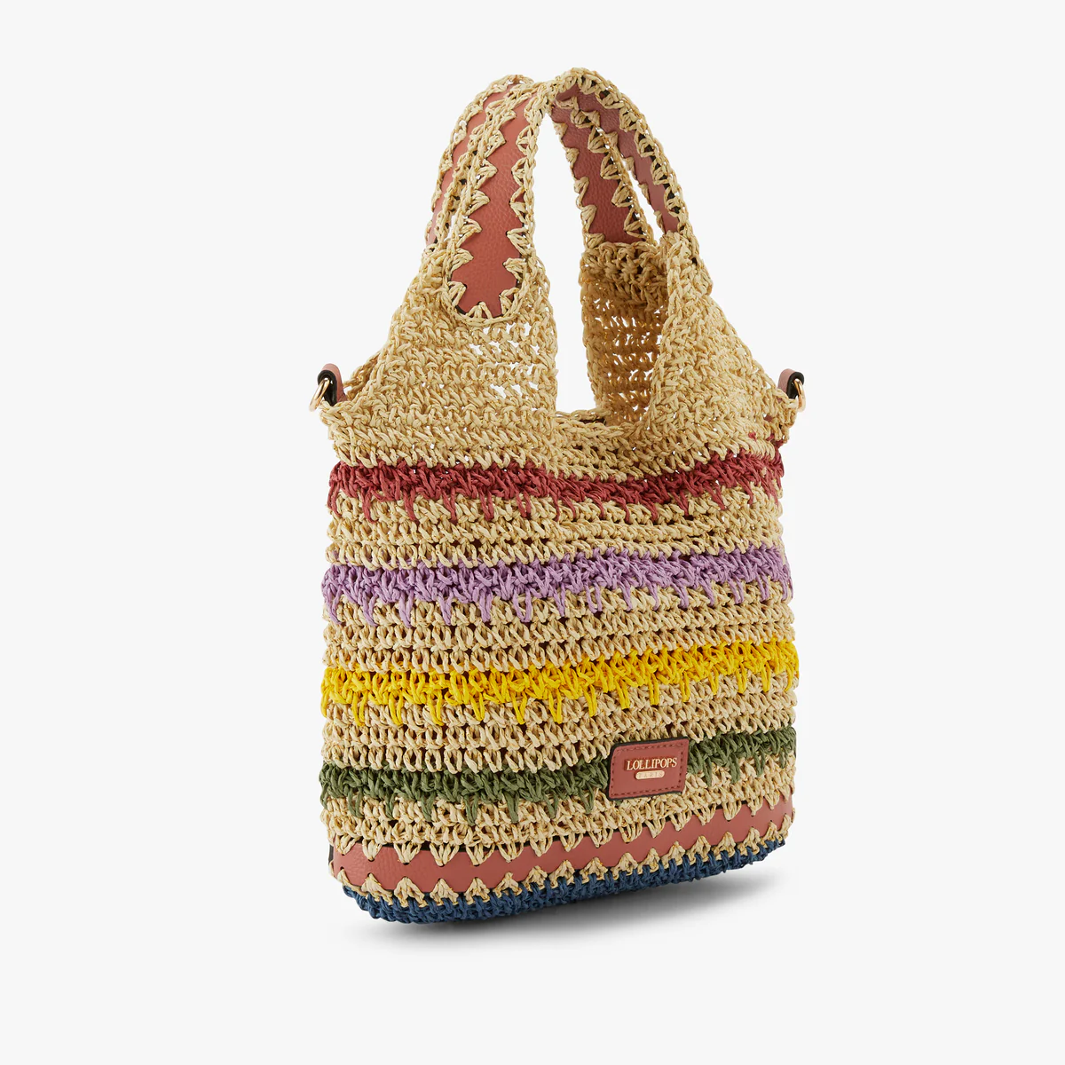 Petit sac shopper paille Nicolosi Paille - Image 3
