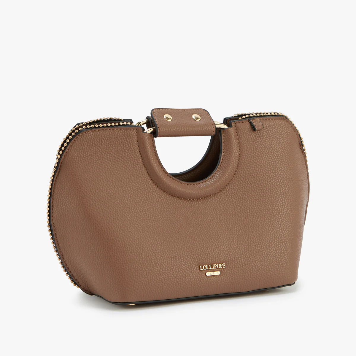 Petit sac shopper S taupe Obihiro - Image 3