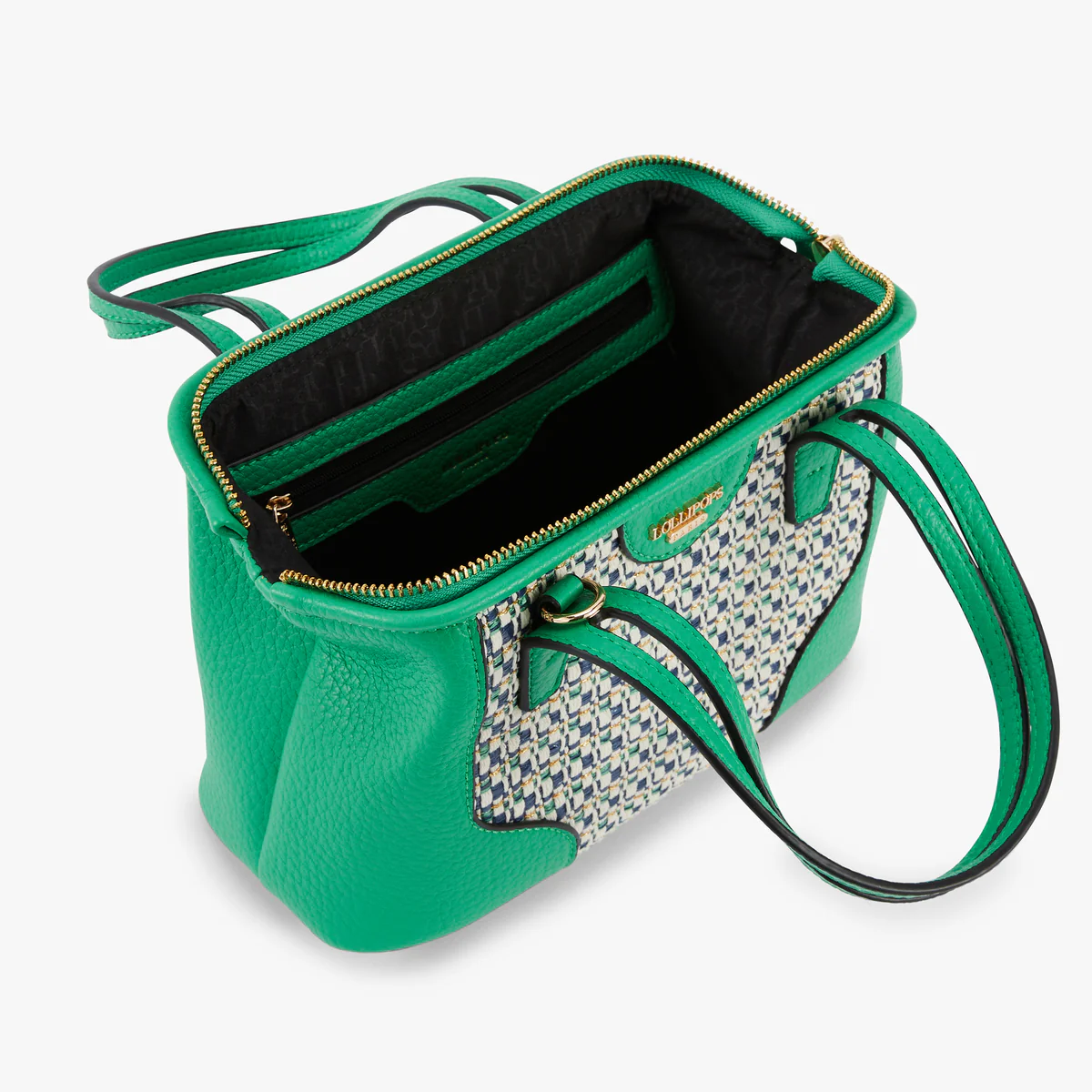 Petit sac shopper vert Nabella - Image 4