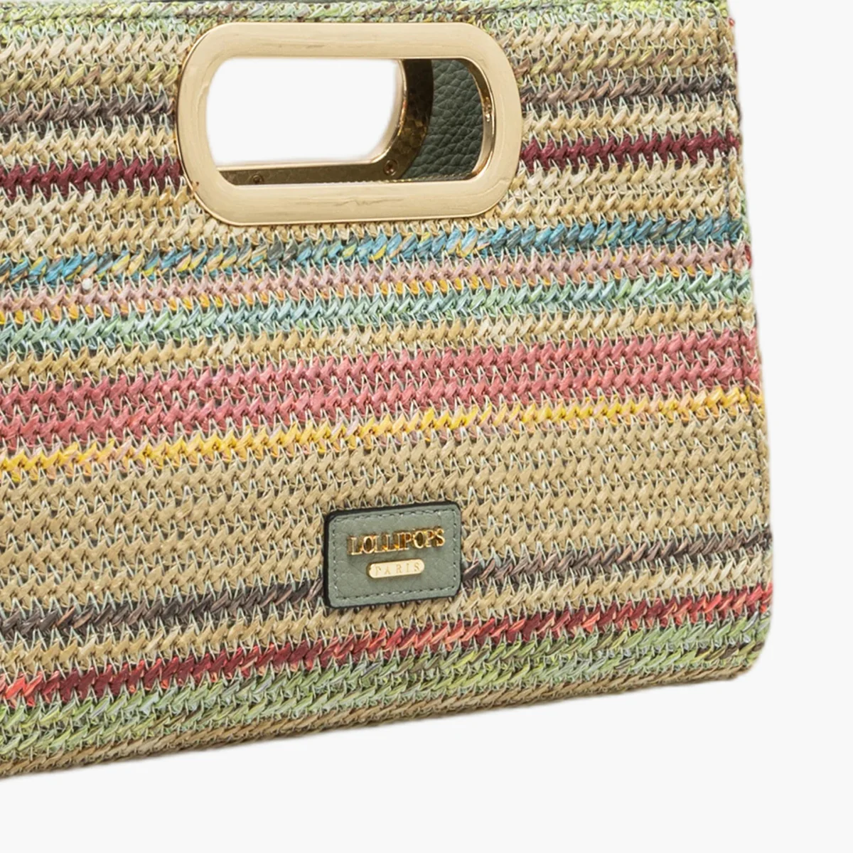 Petit sac shopper vert Sartene - Image 5