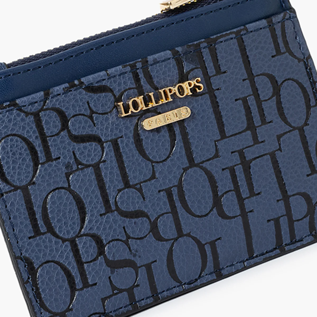 Porte cartes bleu marine Sanja - Image 4