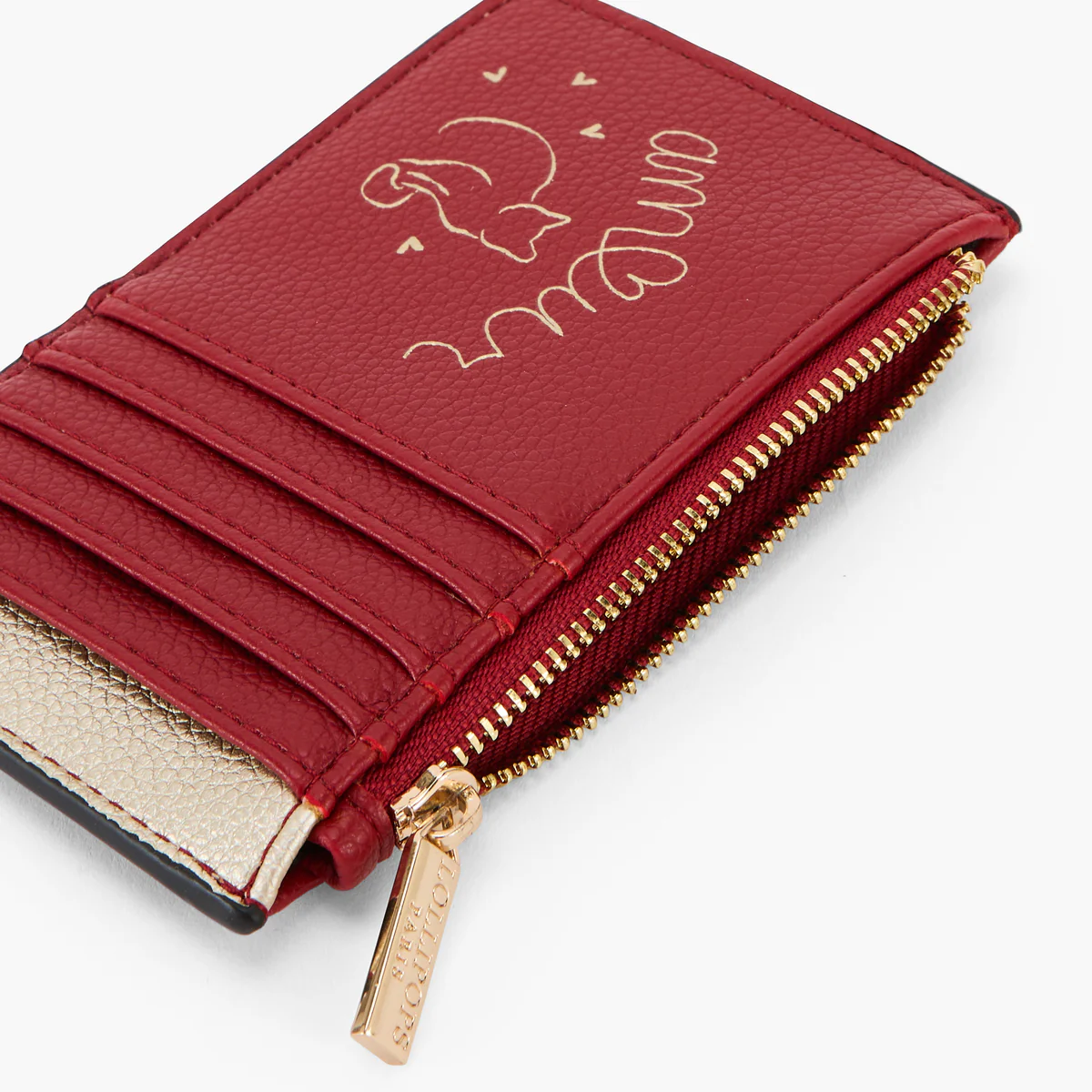 Porte cartes rouge Sya - Image 4