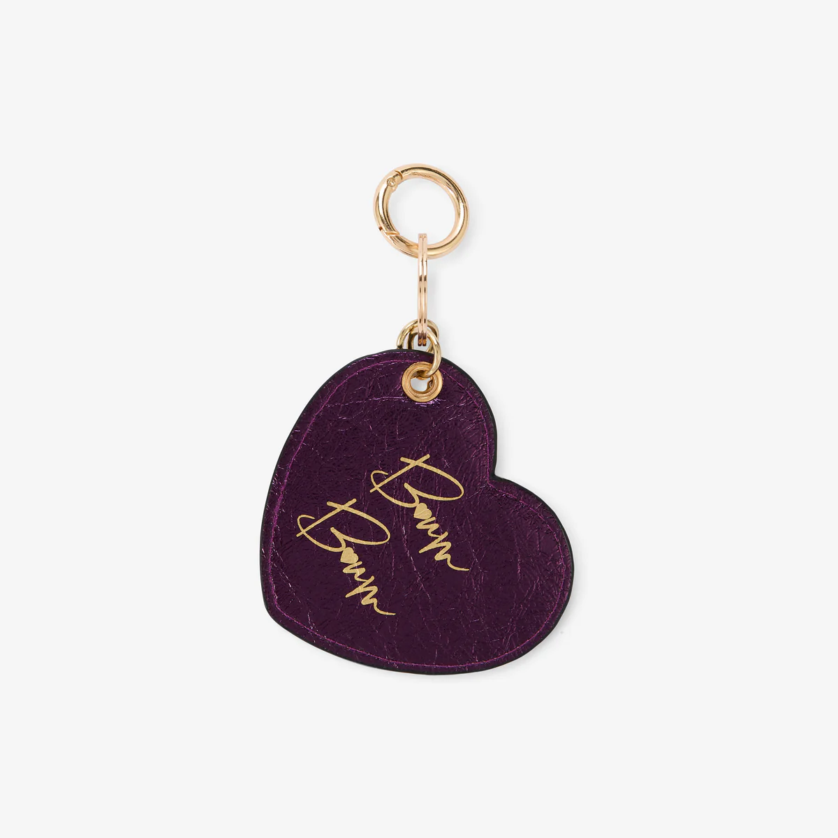 Porte-clés miroir coeur violet Rody - Image 3