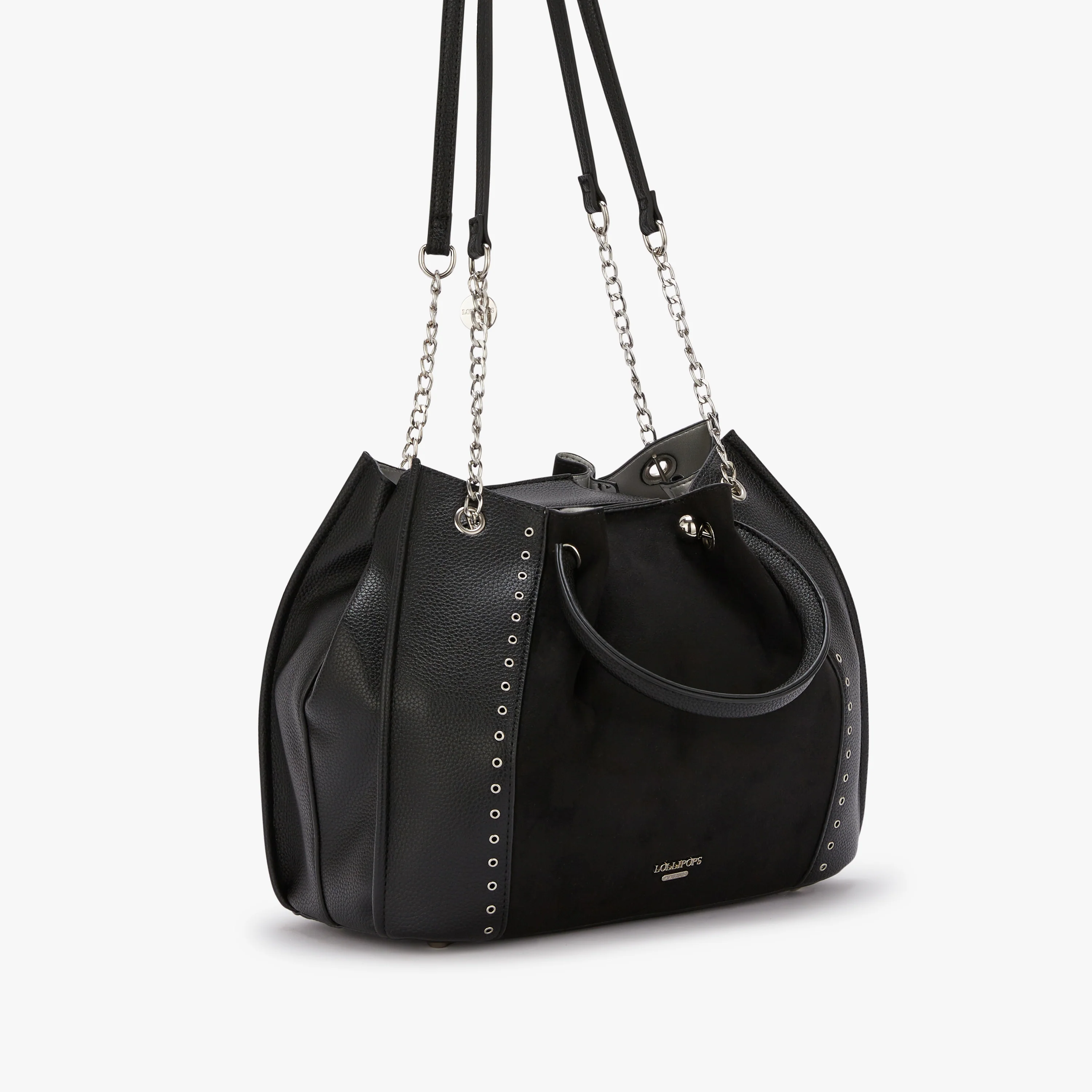 Sac à main noir M Gemma - Image 3