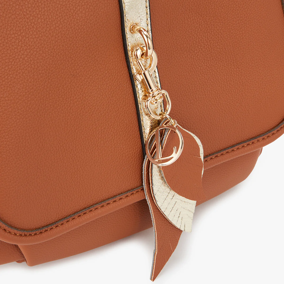 Sac bandoulière beige Lisbonne - Image 6