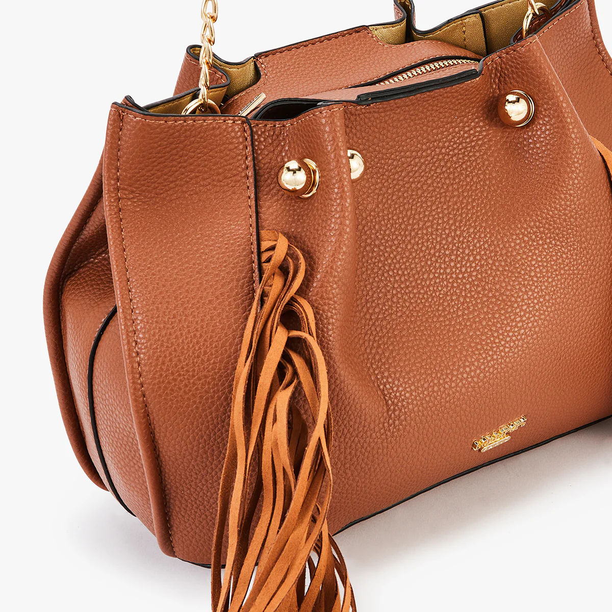 Sac bandoulière beige Loreto - Image 5
