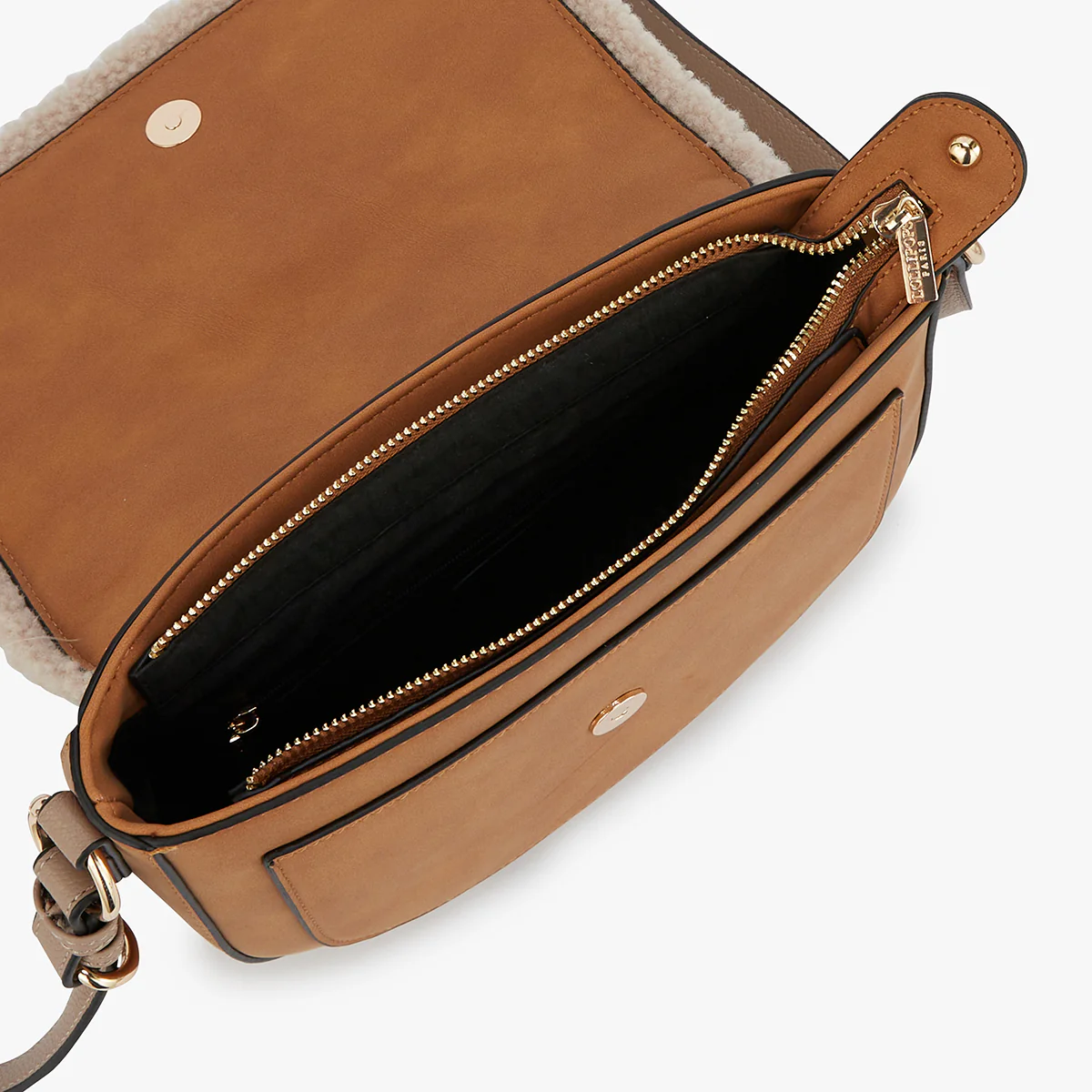 Sac bandoulière beige Manduria - Image 4