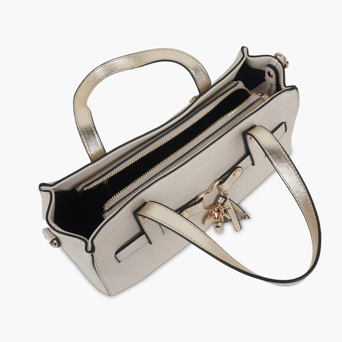 Sac bandoulière beige Sublima - Image 5