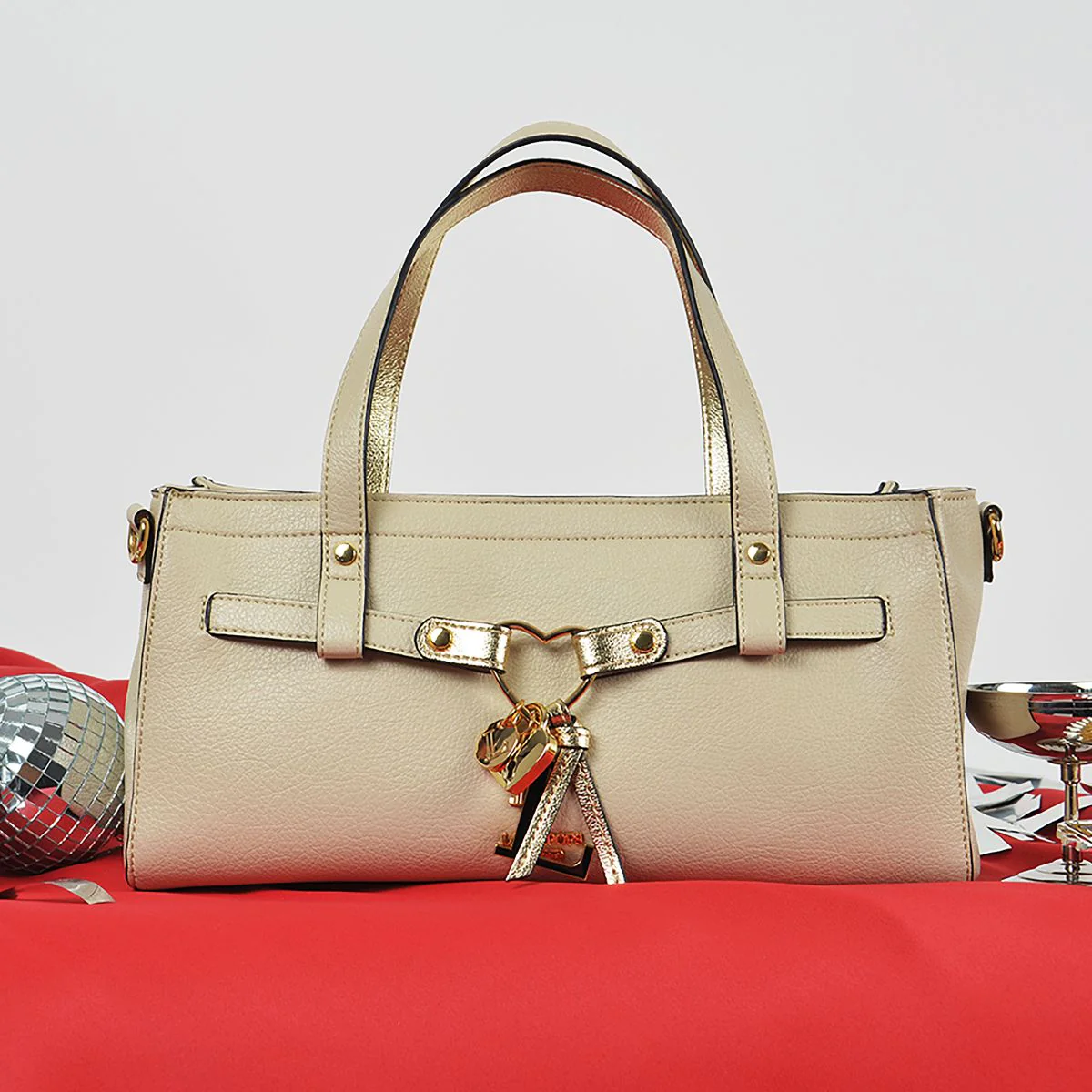 Sac bandoulière beige Sublima - Image 7