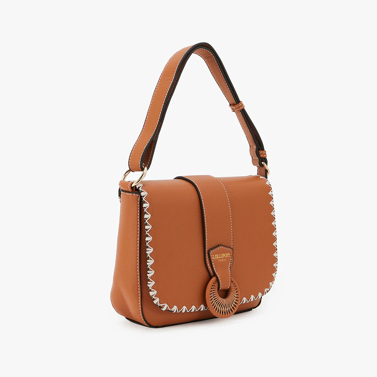Sac bandoulière camel Lettonie - Image 3