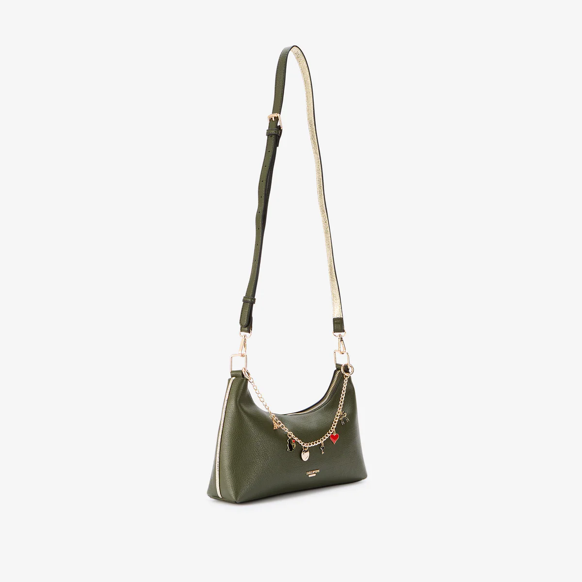 Sac bandoulière kaki Roselaine - Image 3