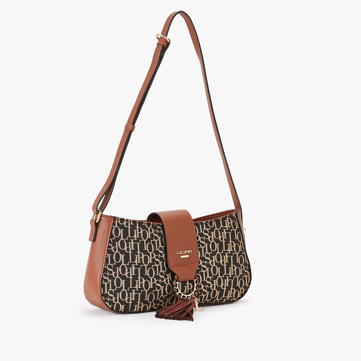 Sac bandoulière marron Kourou - Image 3