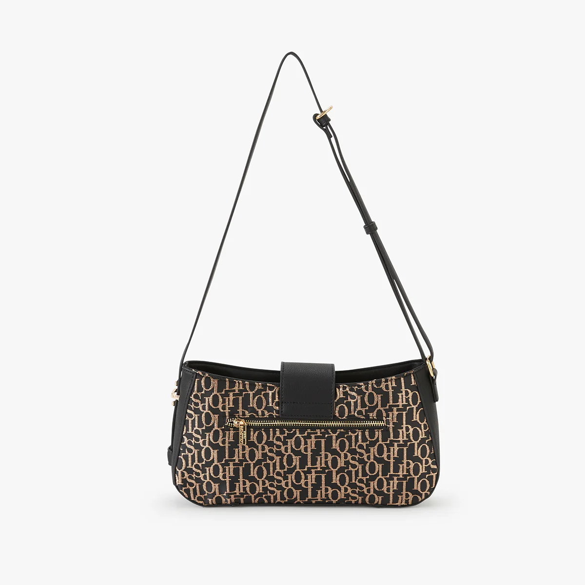 Sac bandoulière noir Kourou - Image 2