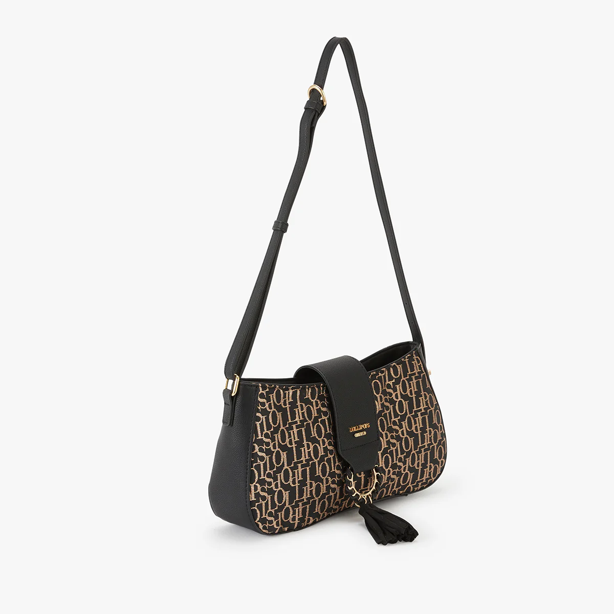 Sac bandoulière noir Kourou - Image 3