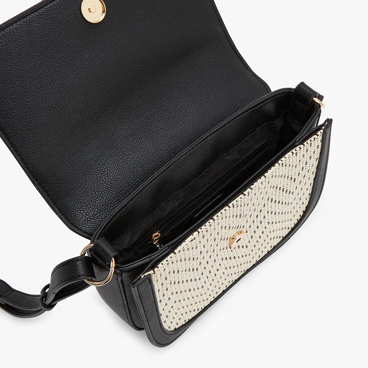 Sac bandoulière noir Lammari - Image 4