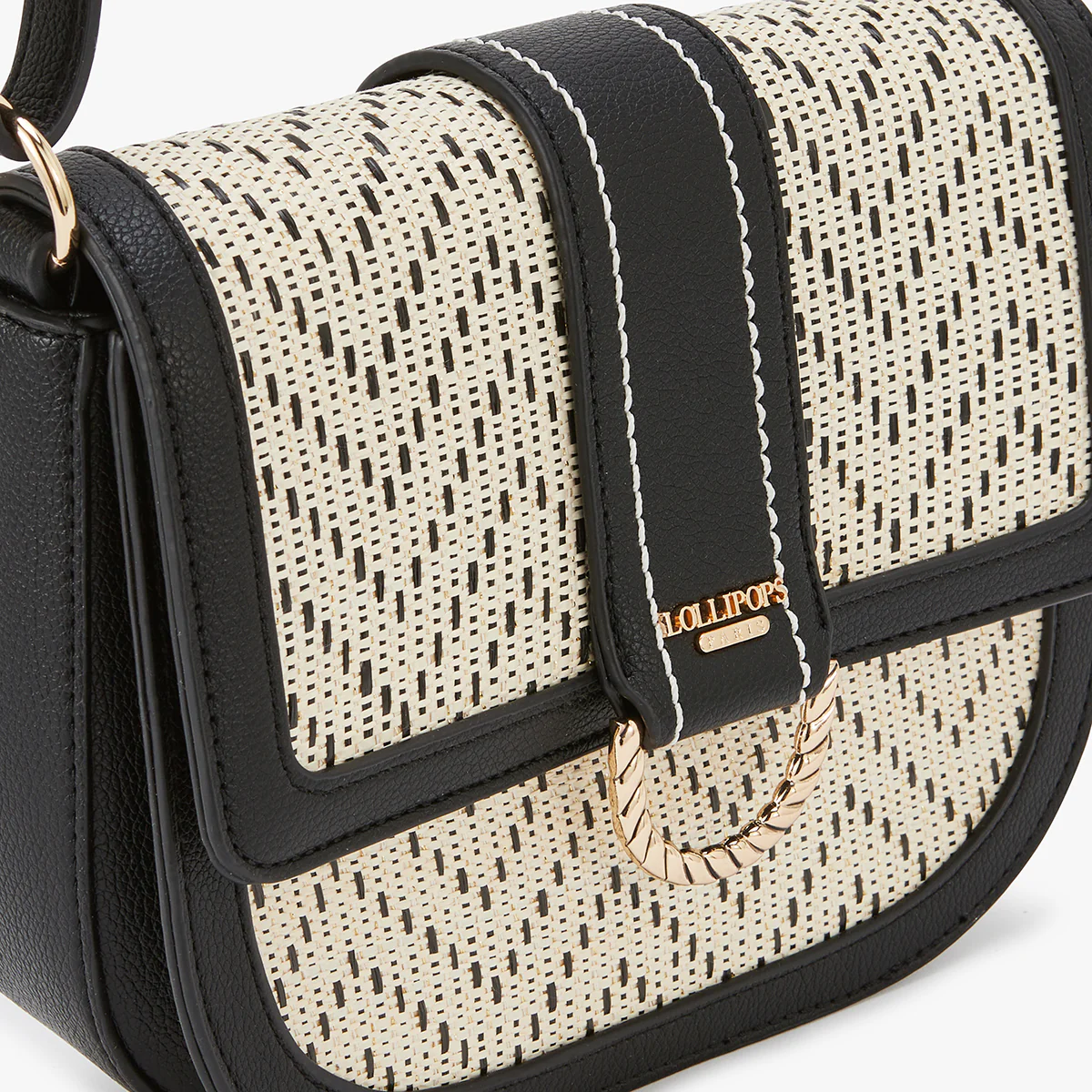 Sac bandoulière noir Lammari - Image 5