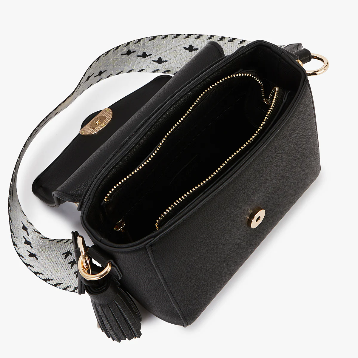 Sac bandoulière noir Letia - Image 5