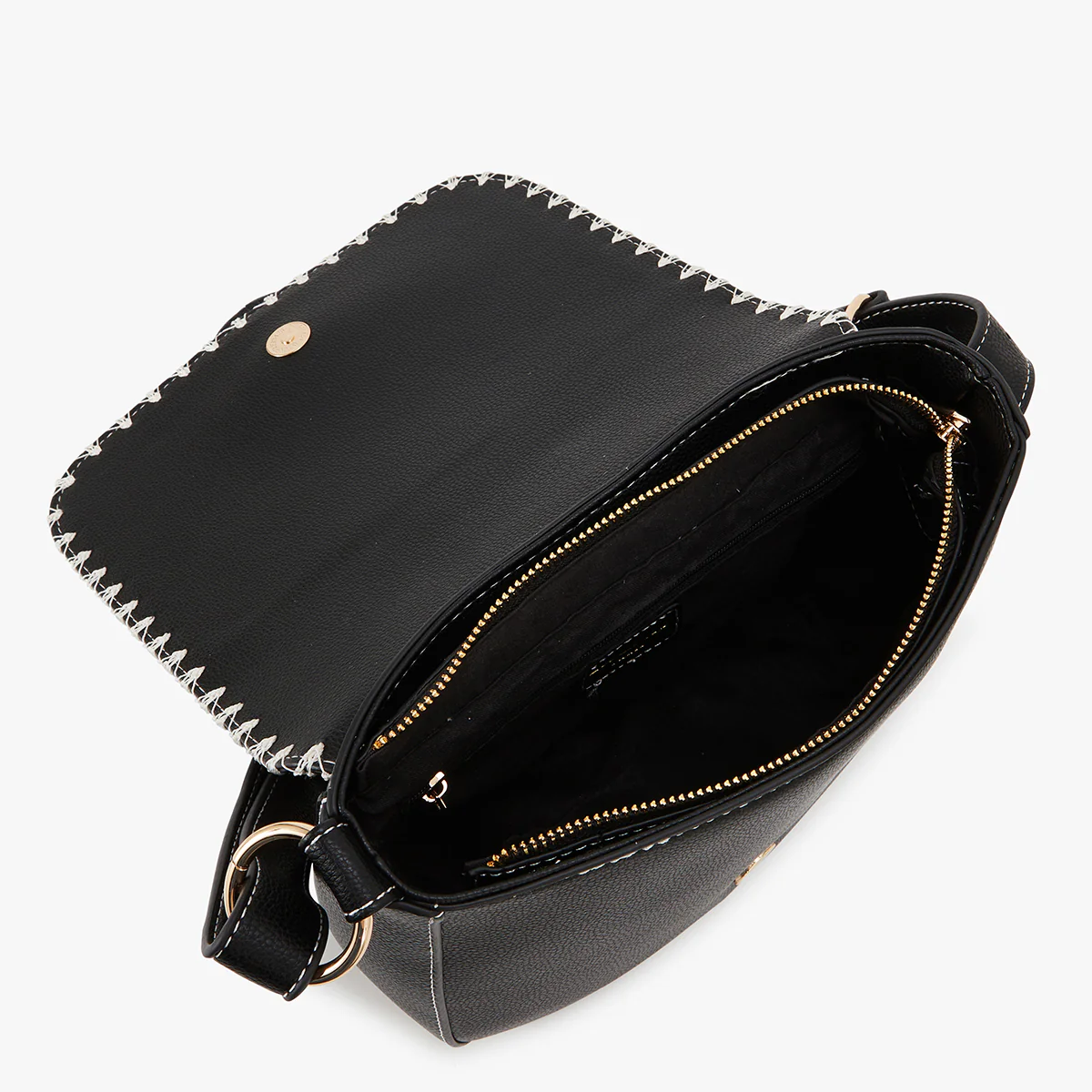 Sac bandoulière noir Lettonie - Image 4