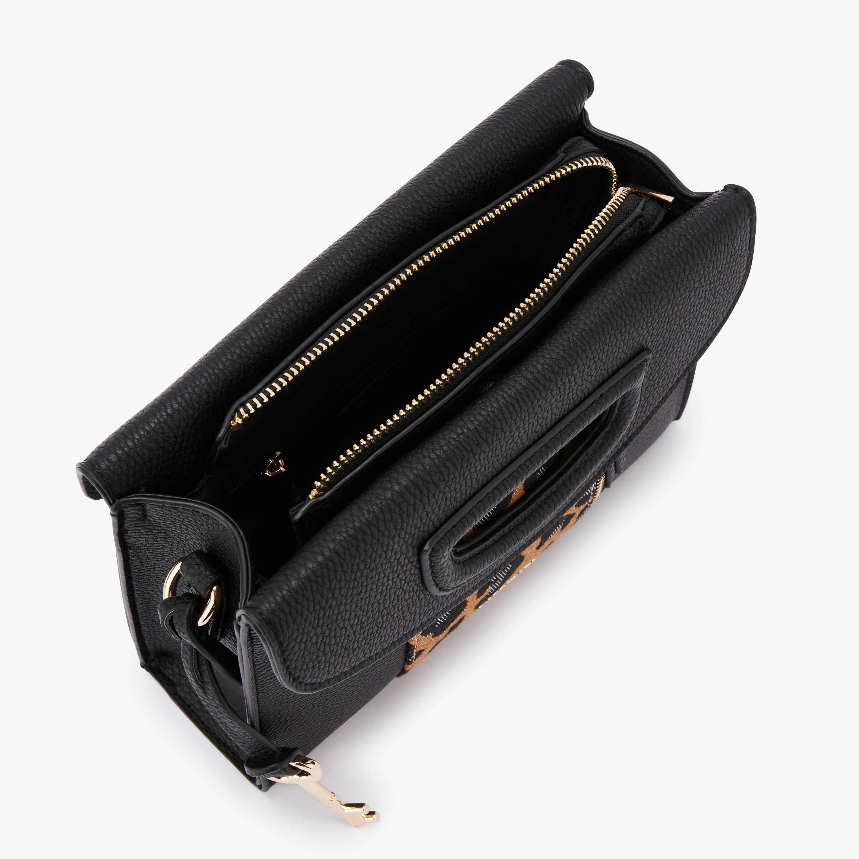 Sac bandoulière noir Macerata - Image 4