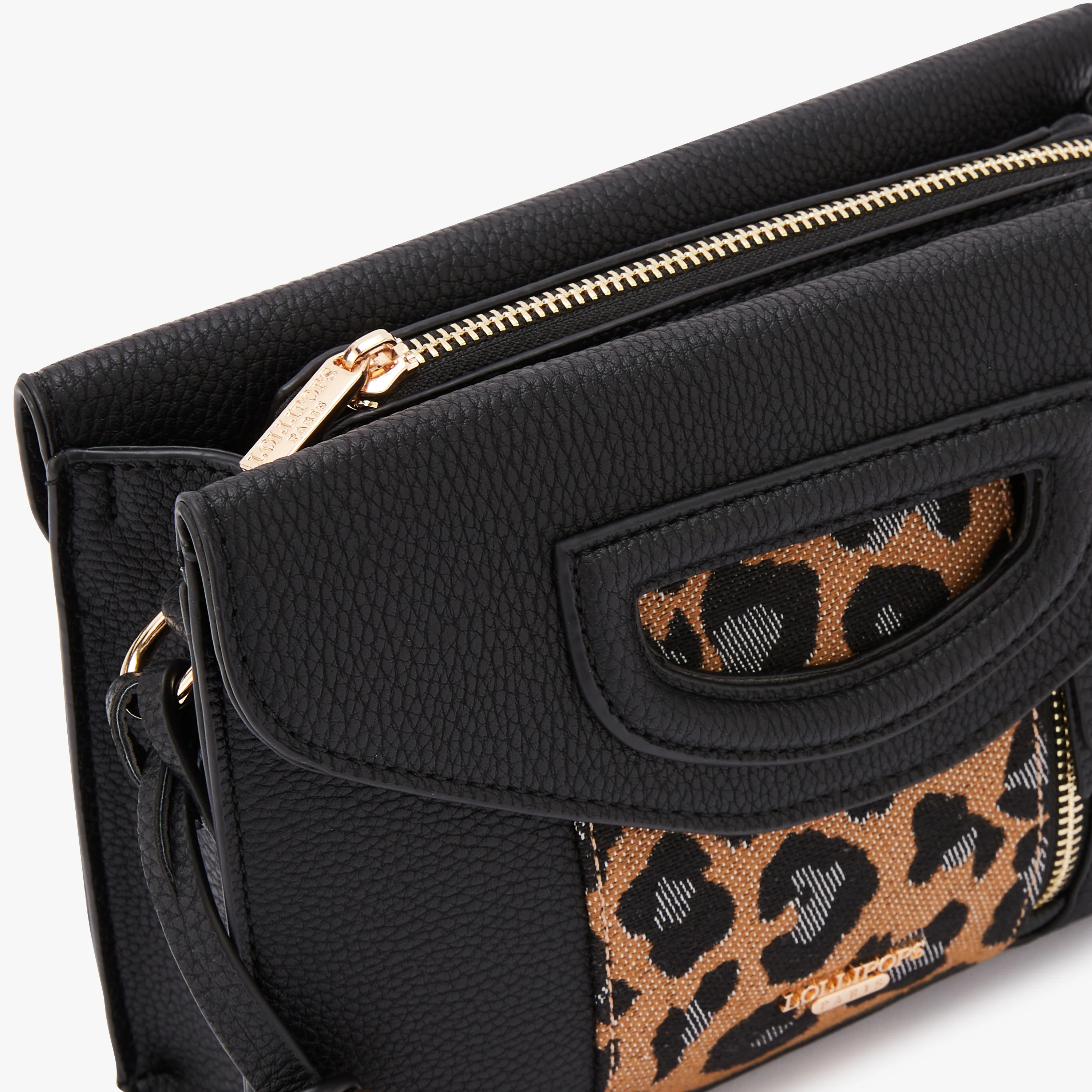 Sac bandoulière noir Macerata - Image 5