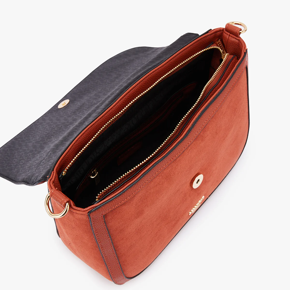 Sac bandoulière orange Mugnano - Image 4