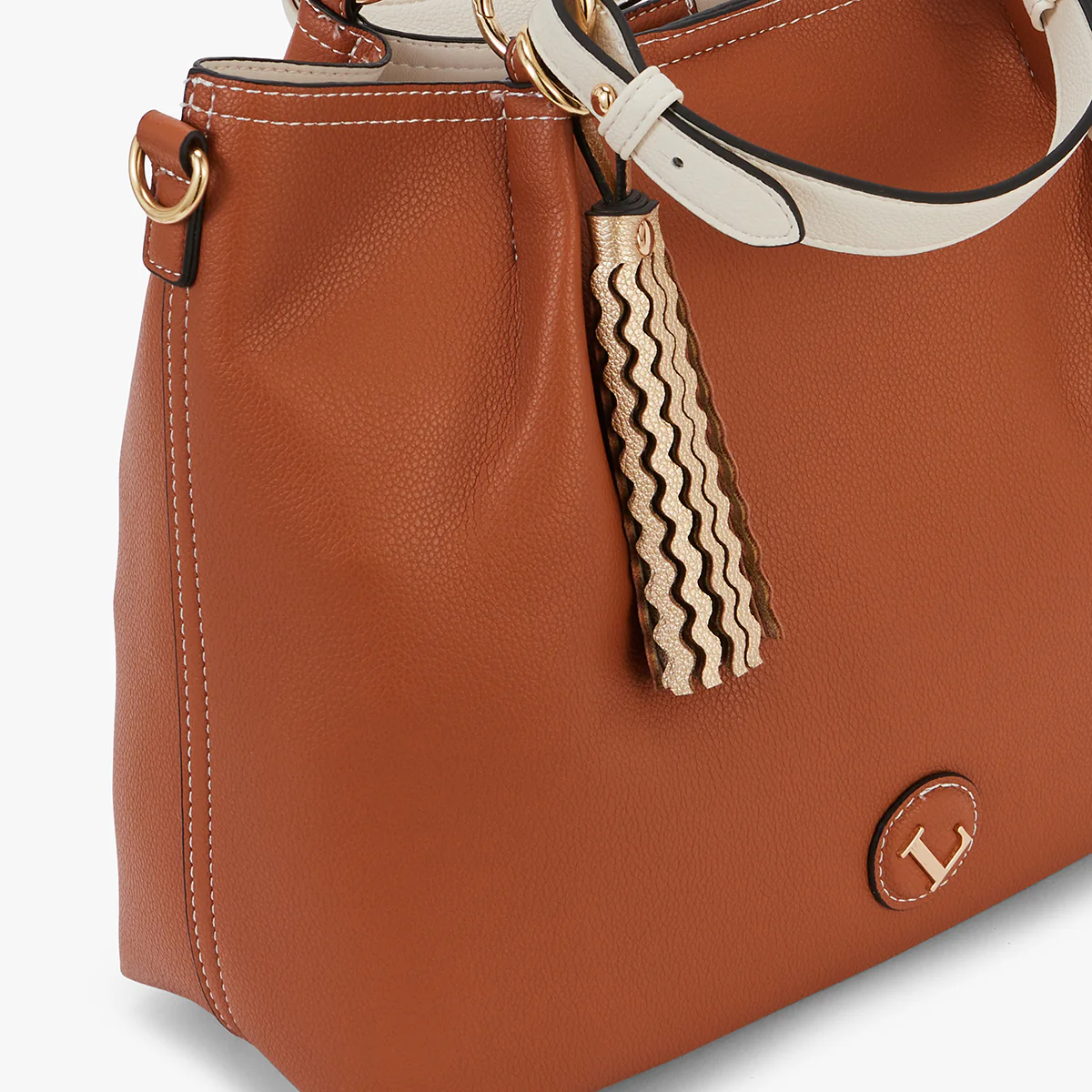 Sac cabas beige Lavello - Image 5