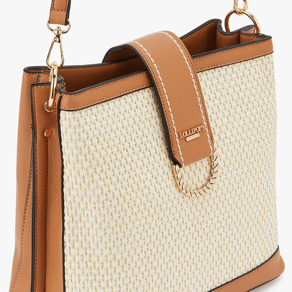 Sac cabas camel Lammari - Image 5
