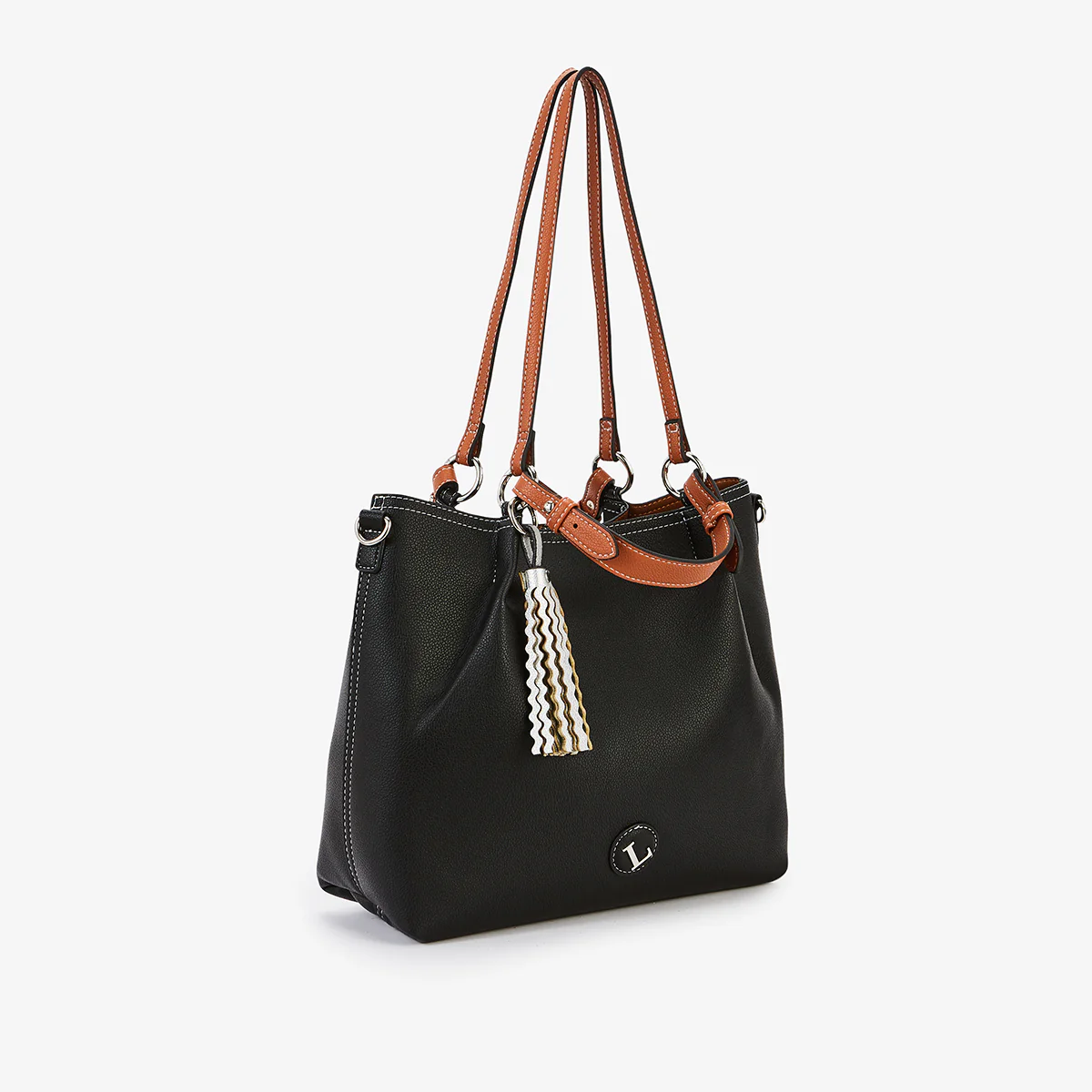 Sac cabas noir Lavello - Image 4