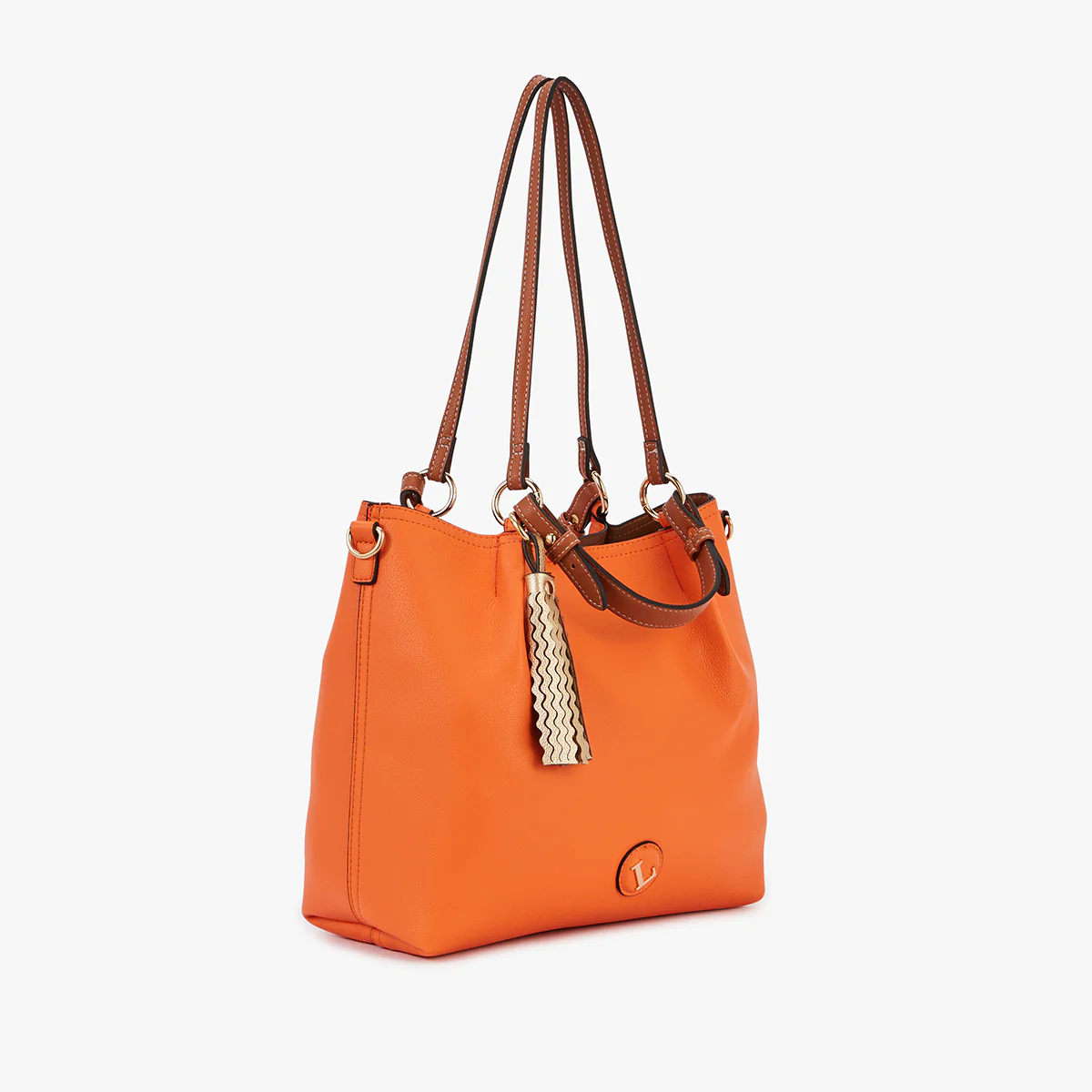 Sac cabas orange Lavello - Image 3