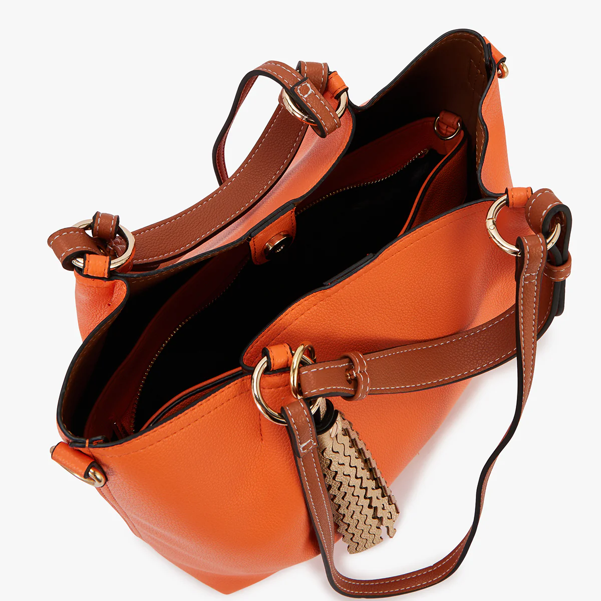 Sac cabas orange Lavello - Image 4