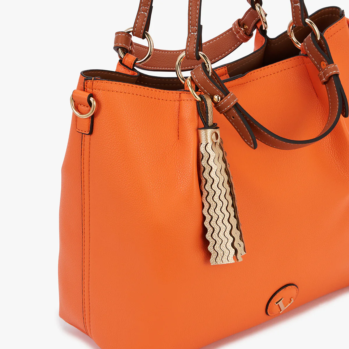 Sac cabas orange Lavello - Image 5
