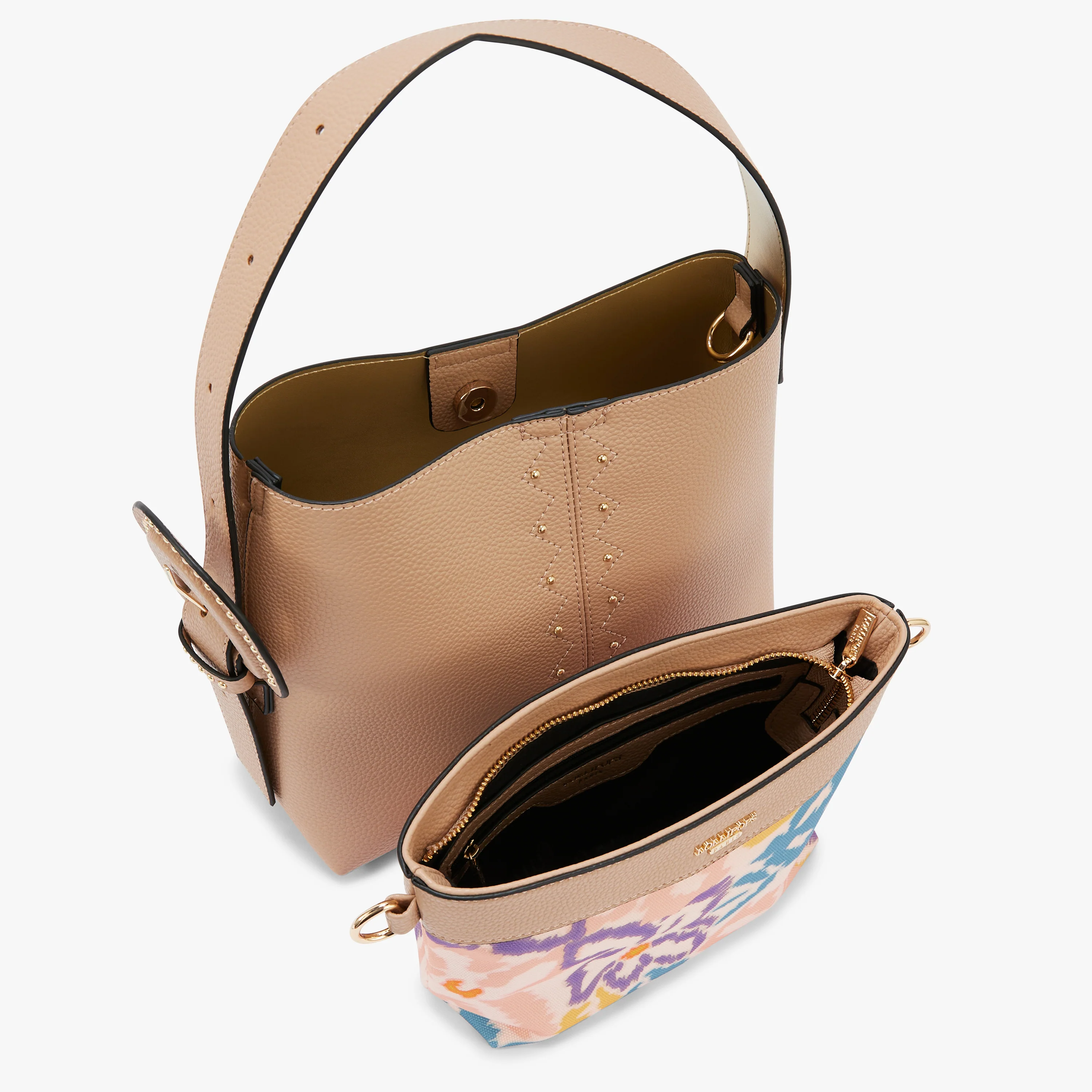 Sac hobo beige Ninove - Image 4