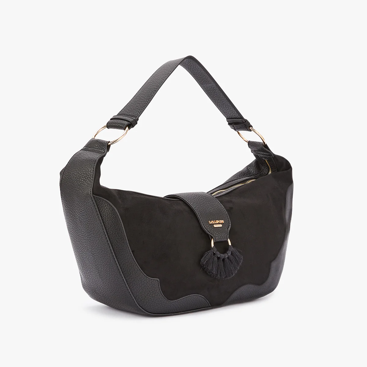 Sac hobo noir Maddaloni - Image 3