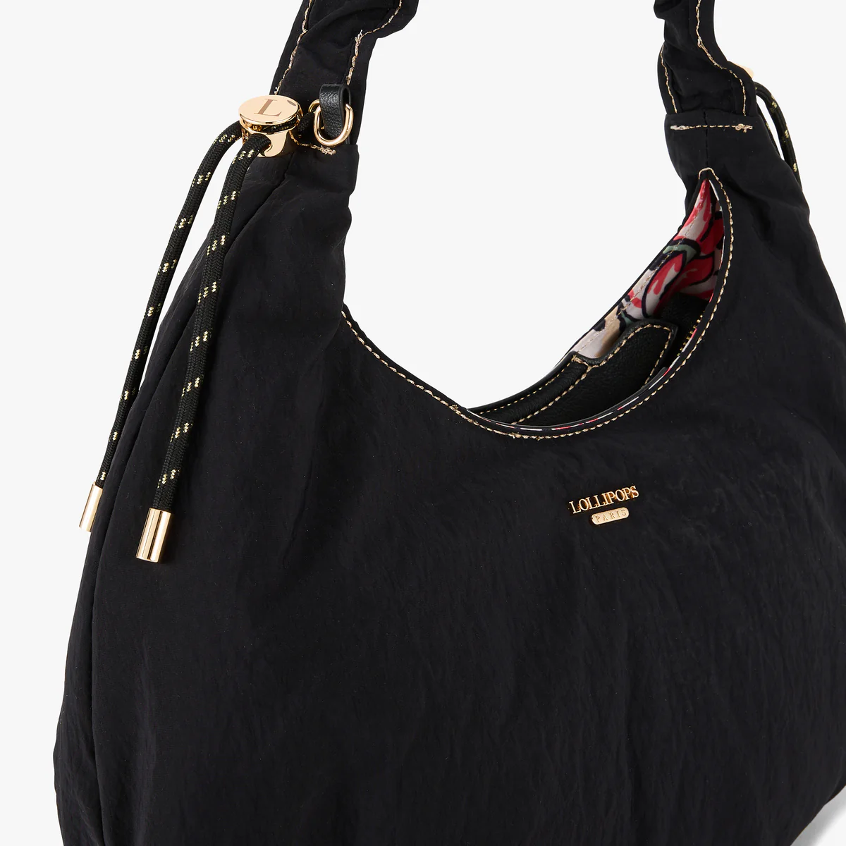 Sac hobo noir Pome - Image 5